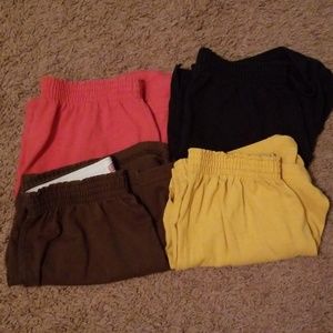 4 pairs of Soffe shorts